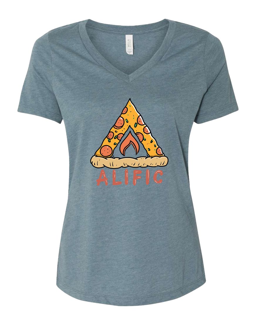 Pizza Logo Tee — Womens